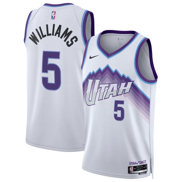 Utah Jazz Trikot Cody Williams Nike 2025-26 Association Edition Weiß Swingman - Herren Utah Jazz Trikot Cody Williams Nike 2025-26 Association Edition Weiß Swingman - Herren